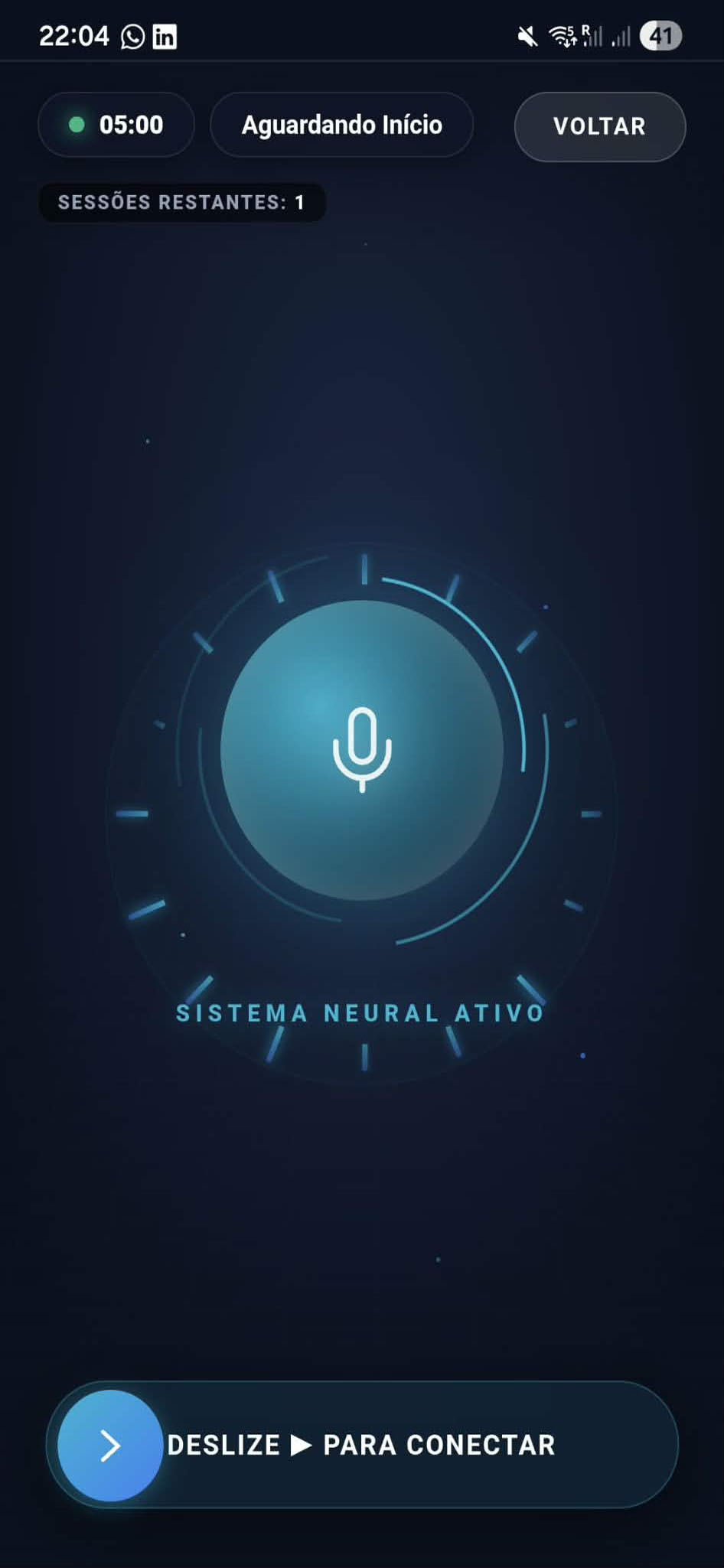 Interface de atendimento por voz SindIA